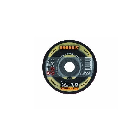 DISCO RHODIUS XTK70 ABRASIVO PARA CORTE DE INOXIDABLE 180x1,5x22