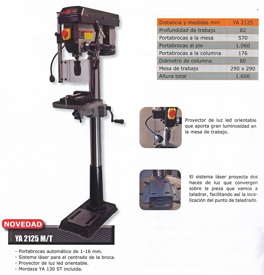 TALADRO DE COLUMNA YA...