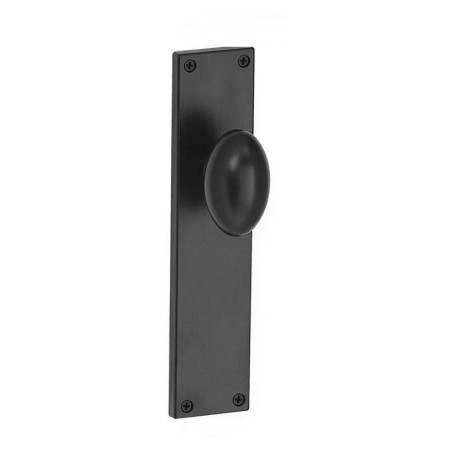 TIRADOR NEGRO CLOVAN CON PLACA LARGA REF. 30/17