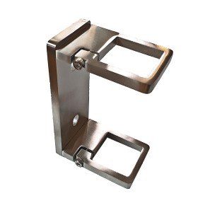 BASE DE ANCLAJE LATERAL INOXIDABLE PARA TUBO DE 40x40mm ref. E116300