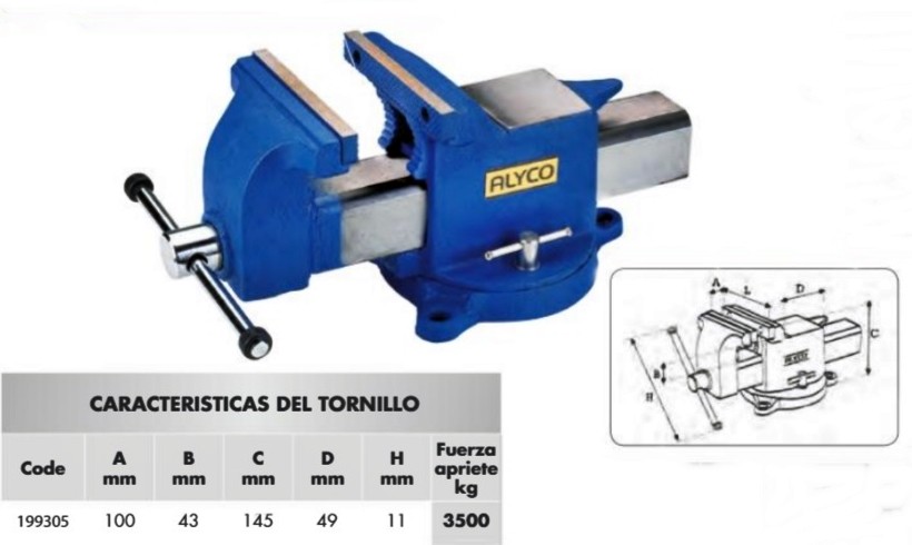 TORNILLO DE BANCO DE...