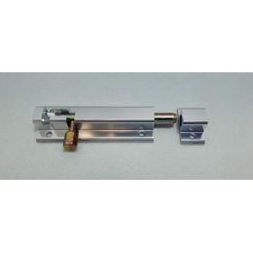 CERROJILLO UNIVERSAL DE ALUMINIO ANODIZADO PLATA DE 80mm
