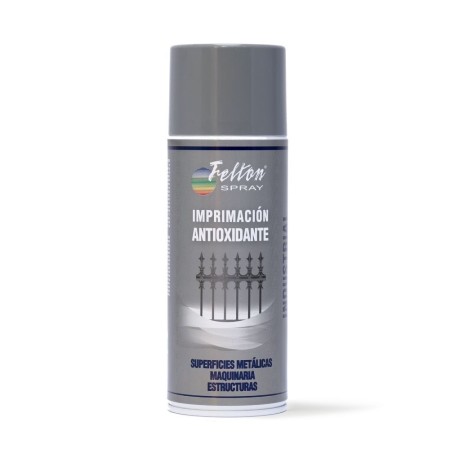 ESMALTE FELTON SPRAY IMPRIMACIÓN ANTIOXIDANTE COLOR GRIS DE 400ml 10162606
