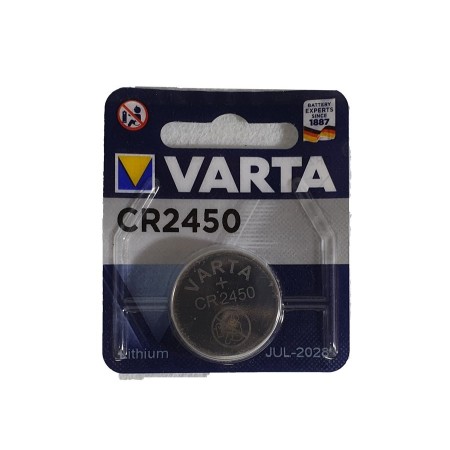 PILA BOTÓN DE LITIO 3V CR2450 VARTA PARA PANTALLA IRON WELD