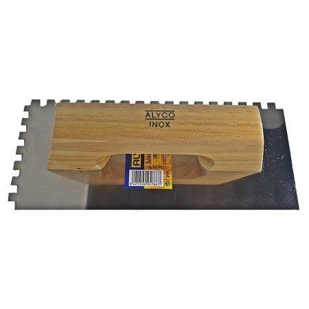 LLANA RECTANGULAR 120x280mm DENTADA/ALMENADA DE 8x8 ALYCO REF. 195786
