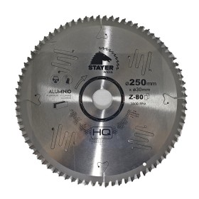 DISCO DE WIDIA PARA CORTE DE ALUMINIO STAYER HQ SILENCIOSO Ø250x3,2x30mm Z:80 REF. 2.477