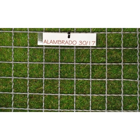 ALAMBRADO ONDULADO CUADRADO 30X30/3 GALVA. PIEZA 2000 X 1500
