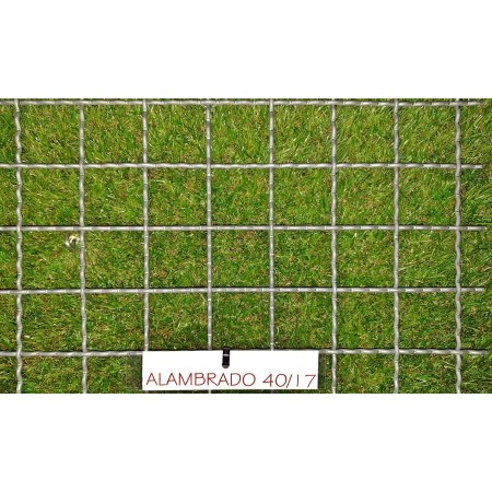ALAMBRADO ONDULADO CUADRADO 40x40/3 GALVA. PIEZA 2000 X 1000
