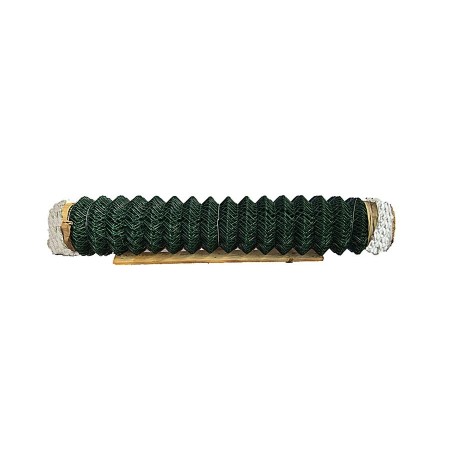 ENREJADO SIMPLE TORSIÓN PLASTIFICADO VERDE 50/17 ROLLO 10 METROS 1,5M ALTO
