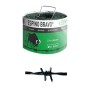 Alambre de espino Bravo plastificado en verde 2,4/15 rollo de 250 metros
