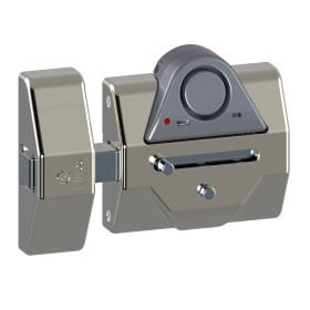 CERROJO LINCE ALTA SEGURIDAD 7930RSA CON ALARMA COLOR CROMO