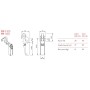 FRENO RETENEDOR JUSTOR FR 1 ORO REF.0112/02