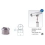 TAPÓN/SOPORTE PARA PASAMANOS DE TUBO DE Ø42,4mm