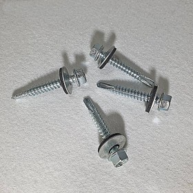 TORNILLO BROCA CABEZA HEXAGONAL DIN 7504-K DE 5.5x38 CON ARANDELA P-16 (€/100ud)