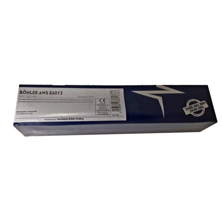 ELECTRODO BOHLER DE RUTILO AWS 6013 Ø2,5x350mm PAQUETE DE 275ud