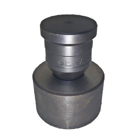 Punzón y matriz redondo GEKA de Ø14mm del nº 6