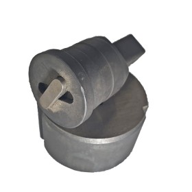 Punzón y matriz cuadrado GEKA de 15x15mm del nº 6