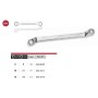 LLAVE ESTRELLA ACODADA 08/09 DOGHER 183mm REF. 453-08-09