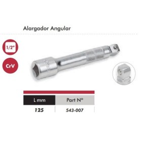 ALARGADERA PARA LLAVE DE CARRACA DOGHER DE 1/2"-125mm COD. 543-007