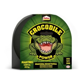 CINTA AMERICANA CROCODILE POWER NEGRA 48mmx30m