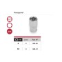 LLAVE VASO CON BOCA HEXAGONAL DE 1/4" DOGHER DE 8mm COD. 500-08