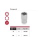 LLAVE VASO CON BOCA HEXAGONAL DE 1/4" DOGHER DE 10mm COD. 500-10