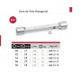 LLAVE TUBO HEXAGONAL 10/11 DOGHER 120mm COD. 460-10-11