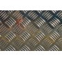 Chapa Damero de aluminio 2000 x 1000 espesor 2mm