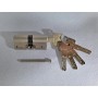 BOMBILLO SEGURIDAD LINCE C6 DE 30+30mm DE LEVA CORTA NIQUEL C633030N