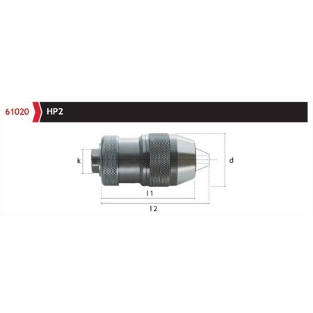 PORTABROCAS HEPYC RAPIDO CÓNICO DE 3-16mm B.18mm HP2 REF.6102