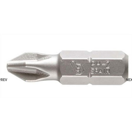 PUNTA DE ATORNILLAR BIANDITZ EXTRA DE 1/4" PHILLIPS PH1x25mm.