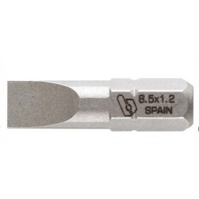 PUNTA DE ATORNILLAR BIANDITZ EXTRA DE 1/4" PLANA/RECTA 6,5x1,2mm.
