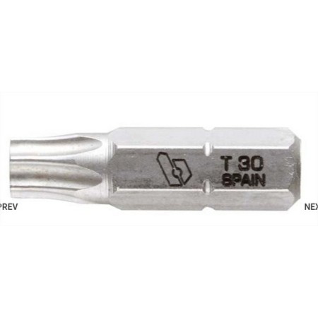 PUNTA DE ATORNILLAR BIANDITZ EXTRA DE 1/4" TORX T25x25mm.