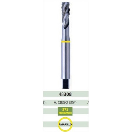 MACHO ROSCAR MAQUINA HSSG-E FORMA C DIN.371 PARA TALADROS CIEGO DE M-6