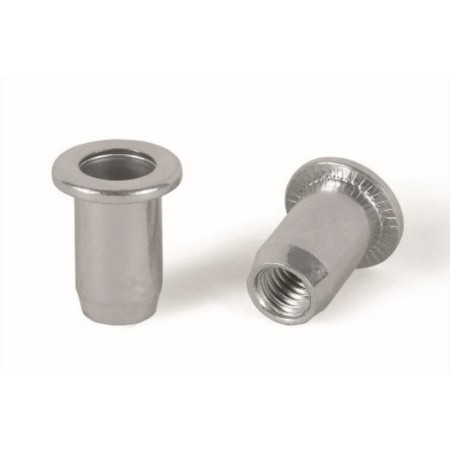 TUERCA REMACHABLE BRALO DE CABEZA ANCHA Y M-4 (100uds)