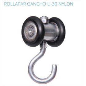 COLGADERO ESTEBRO DE U-30 EN NYLON PARA CORTINA COD. 4635