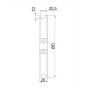 POLEA CORREDERA DOBLE RODAMIENTO 300x20mm(U-20) REF.121