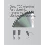DISCO PARA CORTE DE ALUMINIO STAYER Ø210x2,5x30mm Z:60 COD. 2.138
