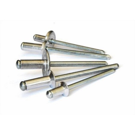 REMACHE BRALO DE ALUMINIO Y CABEZA ALOMADA DE 3x8mm