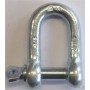 GRILLETE RECTO GARRA CON PASADOR Ø6mm - 1/4" PARA CADENA