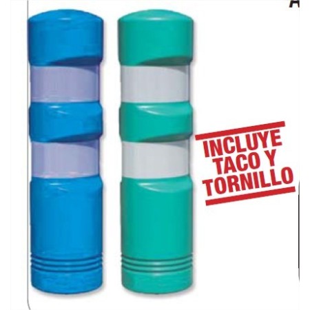 BALIZA FLEXIBLE DE DELIMITACIÓN Ø200x750mm AZUL
