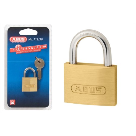 CANDADO ABUS LATÓN 713/30mm