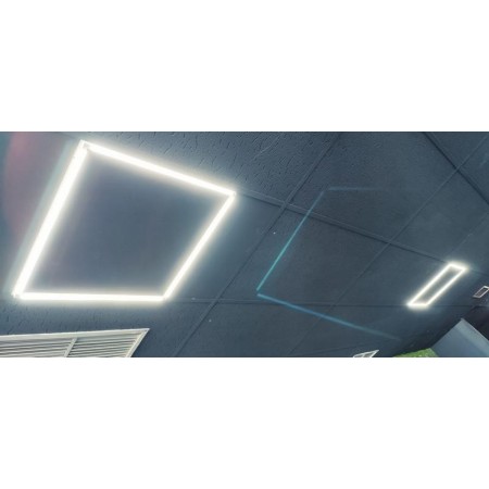 PANEL LED MODELO HOLLOW/MARCO LUMINOSO DE 48W DE 60x60cm.