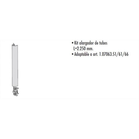 ANTIPÁNICO CISA FAST-TOUCH KIT ALARGADOR 2.25m  ref.  07064.51