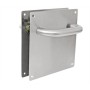 Manivela AMIG en acero inoxidable con placa de 180x180mm (JUEGO) COD. 5228