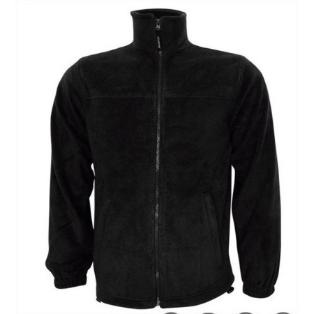FORRO POLAR NEGRO WINTER CREMALLERA ENTERA/2 BOLSILLOS TALLA L