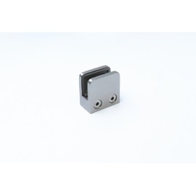 PINZA DE ACERO INOXIDABLE IQ CUADRADA PARA CRISTAL DE 8/10mm ref. IQ45X45/304
