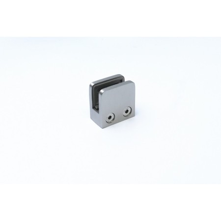 PINZA DE ACERO INOXIDABLE IQ CUADRADA PARA CRISTAL DE 8/10mm ref. IQ45X45/304