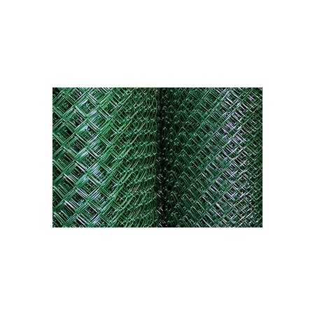 ENREJADO SIMPLE TORSIÓN GALVANIZADO Y PLASTIFICADO VERDE 40/17 ROLLO 25 METROS 2M ALTO
