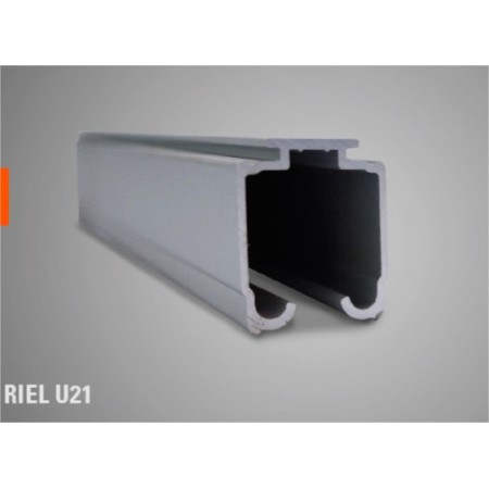 CARRIL DUCASSE DE ALUMINIO U21 DE 3m PARA COLGADERO DN80CF